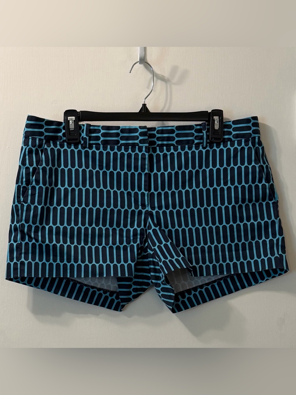 MICHAEL Michael Kors Teal and Navy Geometric Women’s Shorts